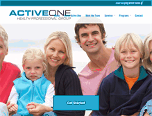 Tablet Screenshot of activeonegroup.com